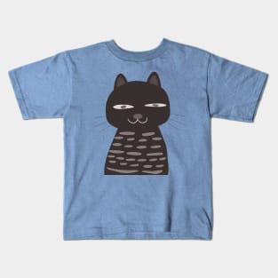 Cute cat cartoon design Kids T-Shirt